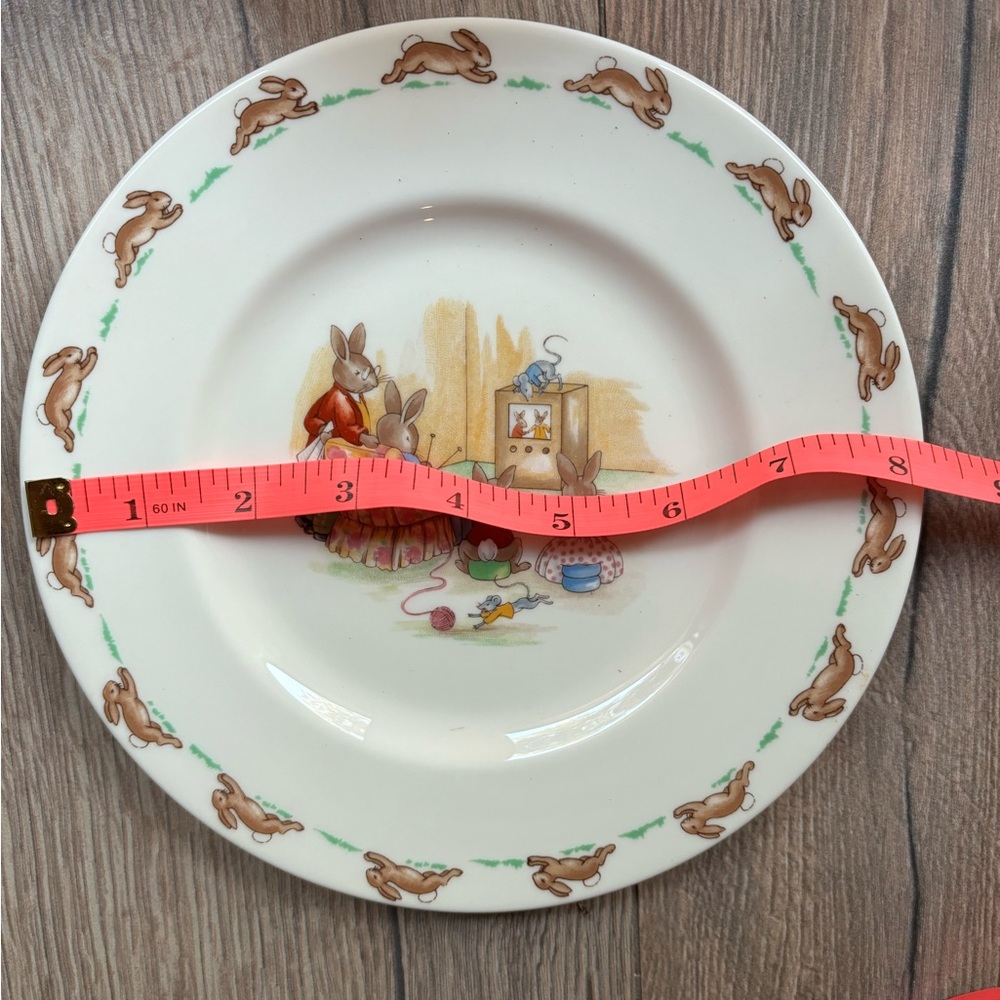 Easter Royal Doulton Bunnykins 3 piece Child's Dish Set Bone England Heirloom - Picture 14 of 15